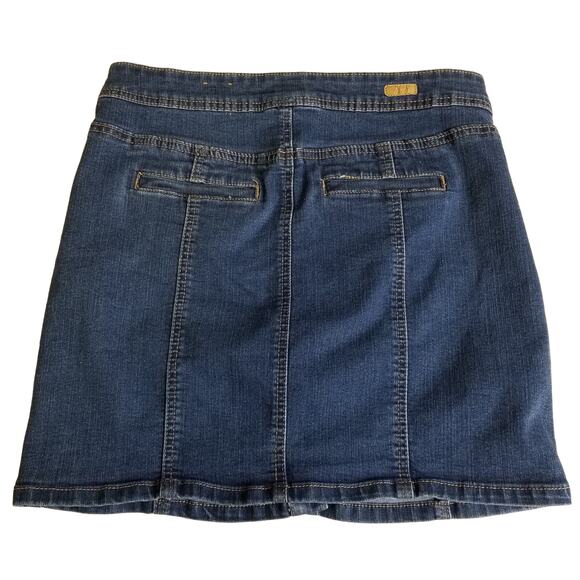 Red Camel Denim Jeans Mini Skirt Very Nice Size 9 - Picture 2 of 6